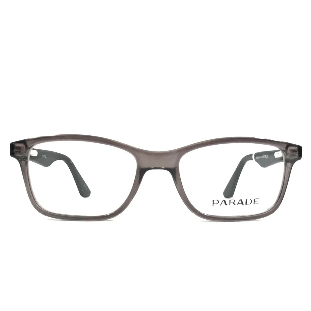 Parade Eyeglasses Frames 1810 GREY/BLACK Rectangle Full Rim 50-17-135